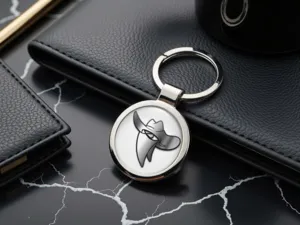 Personalized Keychains Modern Glossy Custom Style